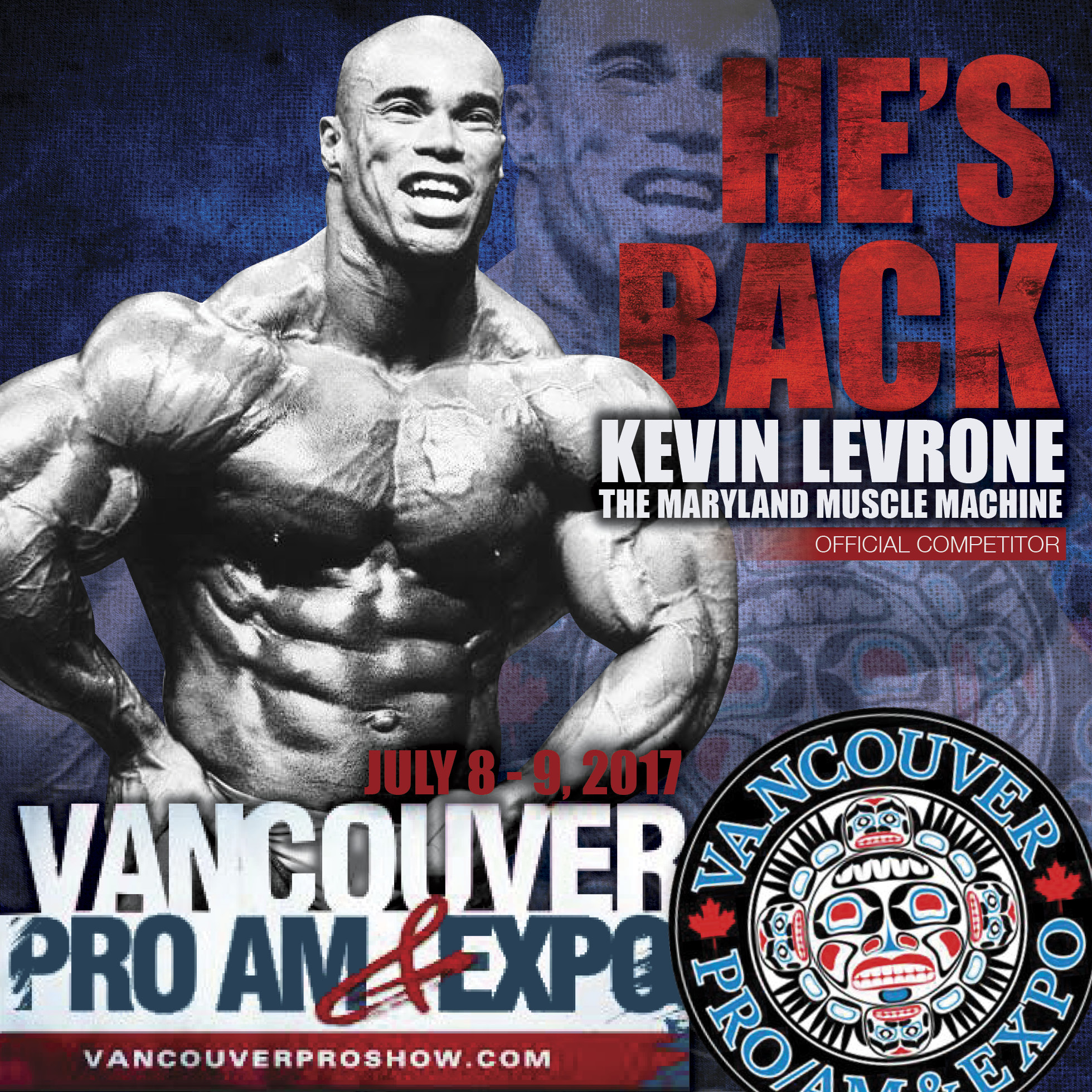 levrone artwork vancouver Kevin Levrone is Out of the Vancouver Pro Show July 2017!
