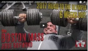 2017 Road to the Olympia 6 weeks workout