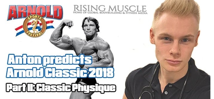 Anton Prediction II 1 Arnold Classic: Classic Physique Predictions 2018