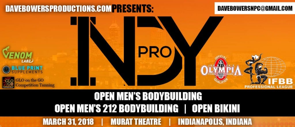 2018 Indy Pro Competitors list