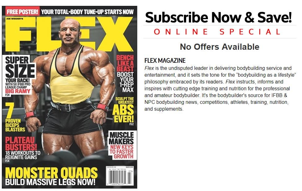 FLEX Magazine BREAKING NEWS: The Era of FLEX Magazine Comes to an End