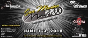 June 1-3 2018 San Marino Pro Results