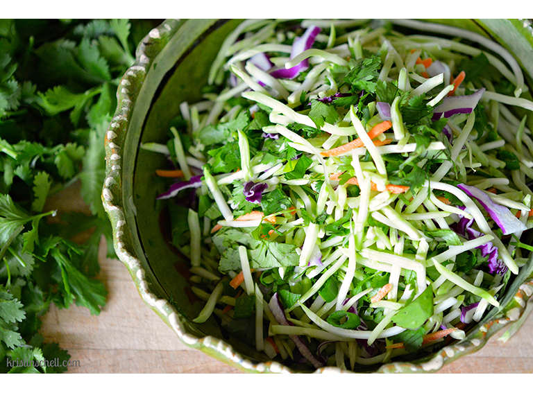 SUMMER COLESLAW SALAD Rising Muscle | Home